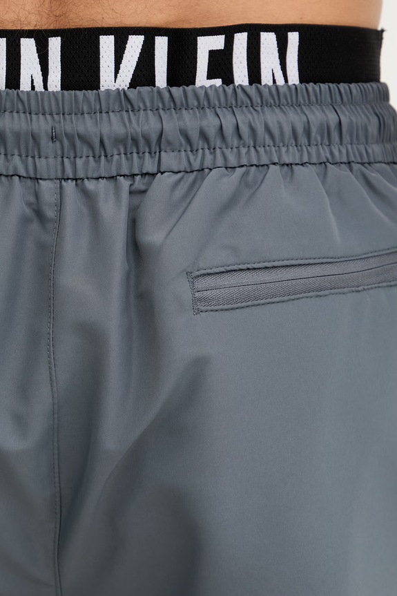 Calvin Klein plavecké šortky pánske sivá LV00N61015