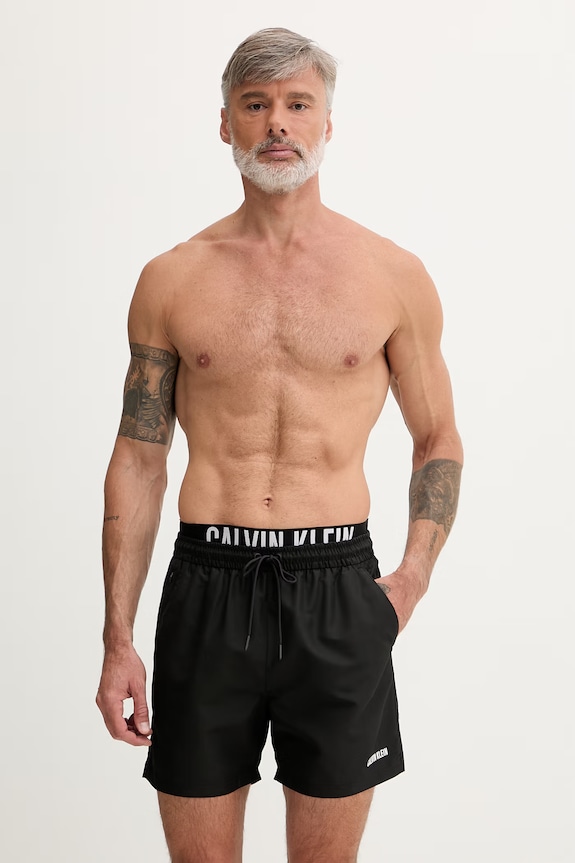 Calvin Klein Plavecké šortky pánske čierna LV00N61015