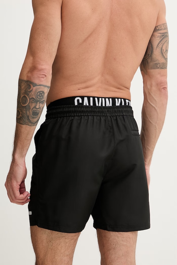 Oblečenie Calvin Klein Plavecké šortky pánske LV00N61015 čierna