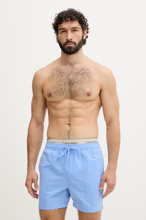 Calvin Klein plavecké šortky pánske modrá LV00N61017