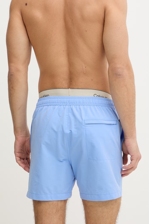 Oblečenie Calvin Klein plavecké šortky pánske LV00N61017 modrá