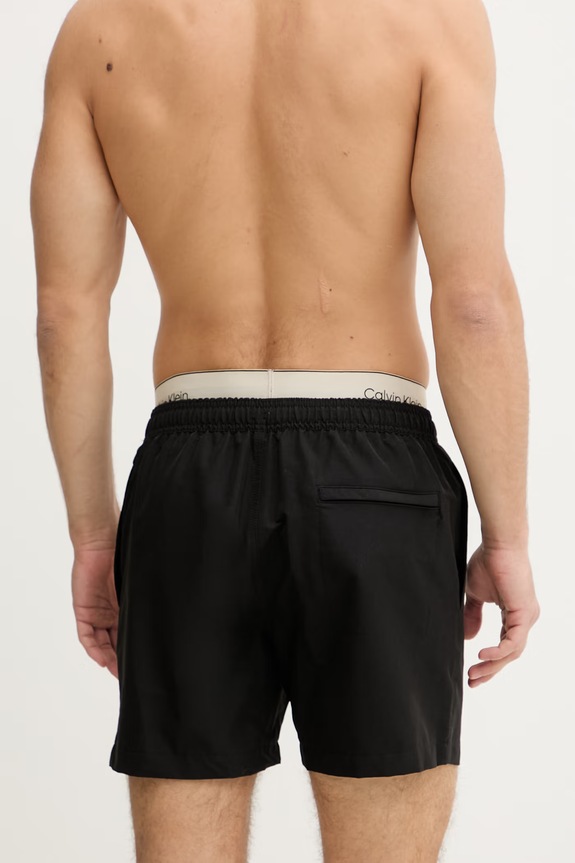 Oblečenie Calvin Klein plavecké šortky pánske LV00N61017 čierna