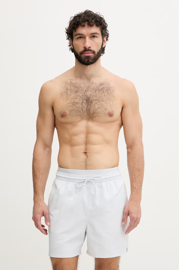 Calvin Klein plavecké šortky pánske sivá LV00N61023