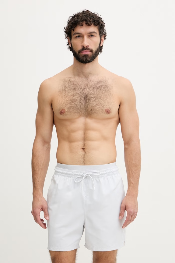 Calvin Klein plavecké šortky pánske sivá LV00N61023