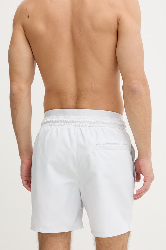 Oblečenie Calvin Klein plavecké šortky pánske LV00N61023 sivá