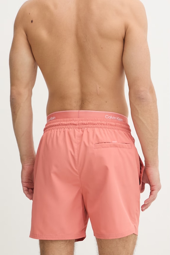 Oblečenie Calvin Klein plavecké šortky pánske LV00N61023 oranžová