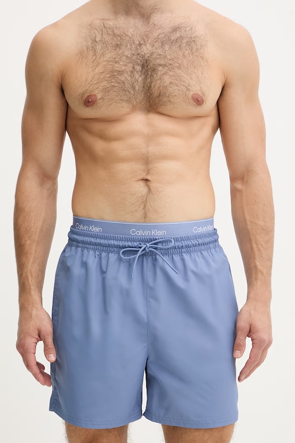 Calvin Klein plavecké šortky pánske LV00N61023 modrá SS26