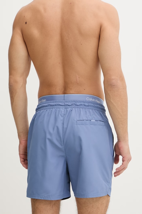 Oblečenie Calvin Klein plavecké šortky pánske LV00N61023 modrá