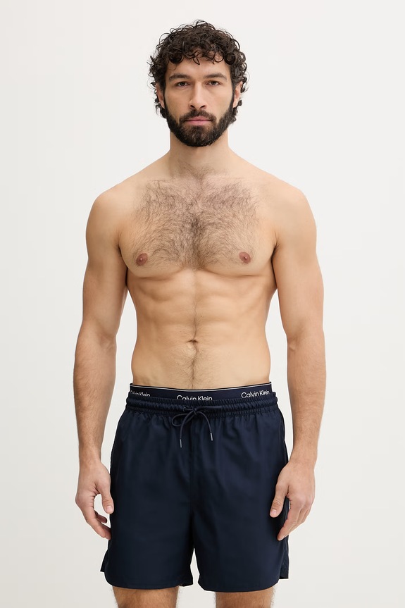 Calvin Klein plavecké šortky pánske tmavomodrá LV00N61023