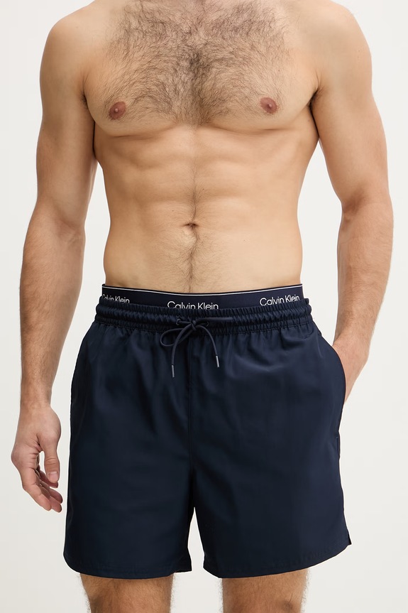 Calvin Klein plavecké šortky pánske LV00N61023 tmavomodrá SS26