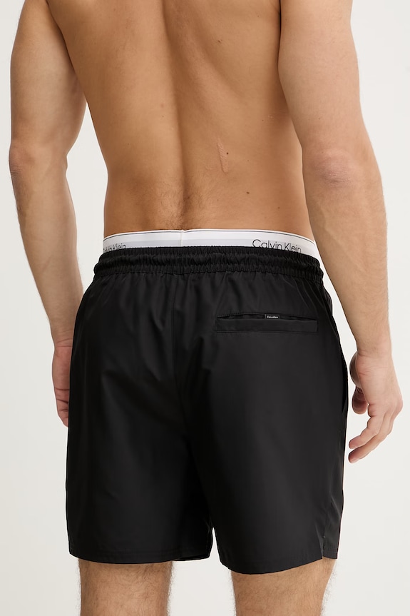 Oblečenie Calvin Klein plavecké šortky pánske LV00N61023 čierna
