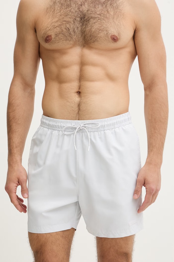 Calvin Klein pantaloni scurți de baie bărbați LV00N61027 gri SS26