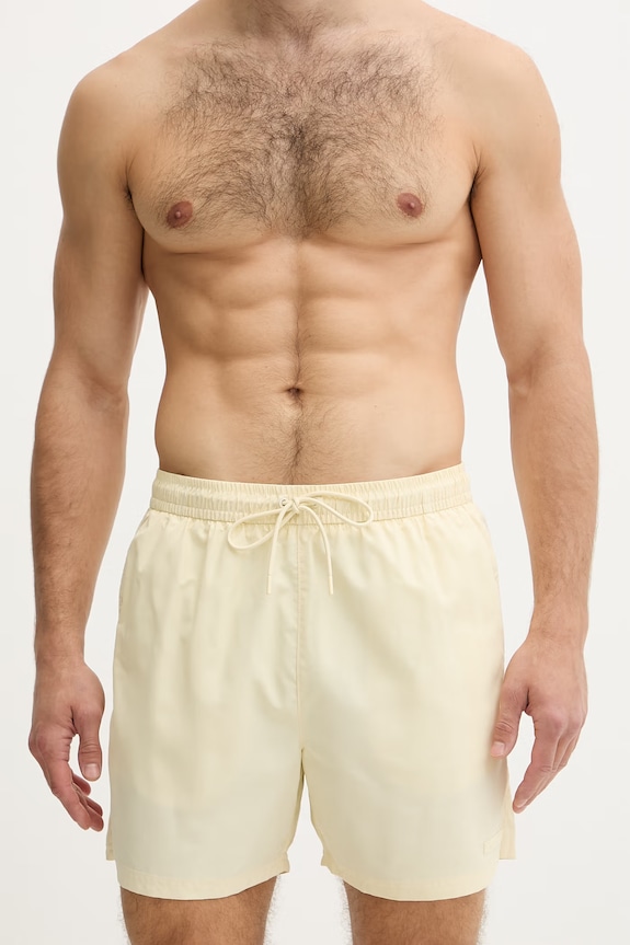 Calvin Klein pantaloni scurți de baie bărbați LV00N61027 galben SS26