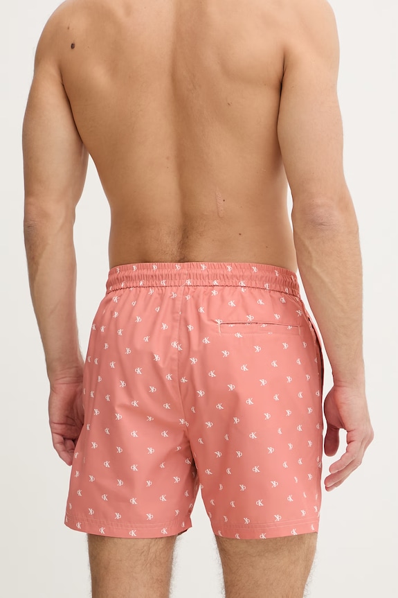 Îmbrăcăminte Calvin Klein Pantaloni scurți de baie bărbați LV00N61027 portocaliu