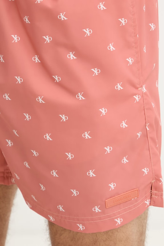 Calvin Klein Pantaloni scurți de baie bărbați portocaliu LV00N61027