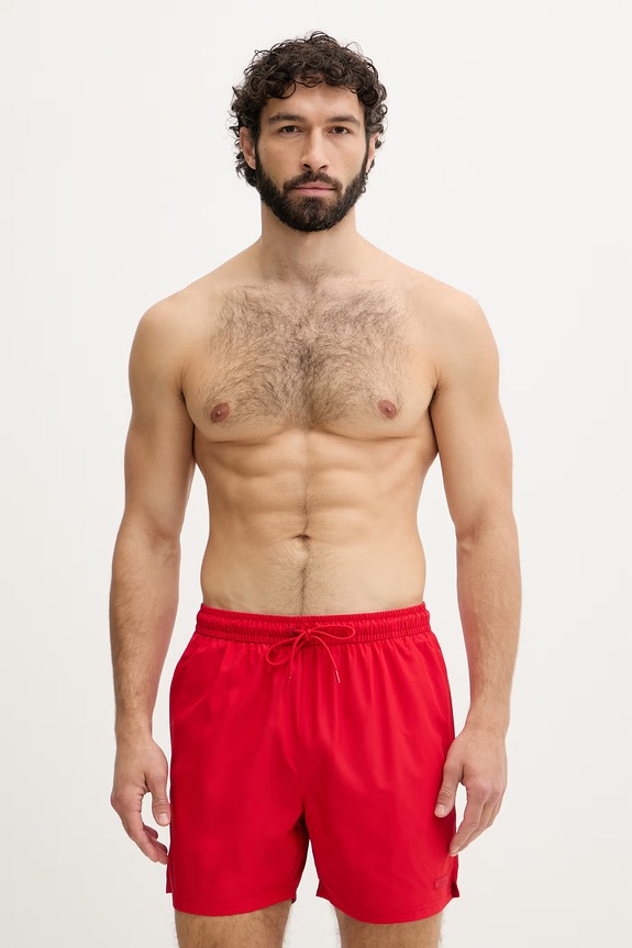 Calvin Klein pantaloni scurți de baie bărbați rosu LV00N61027