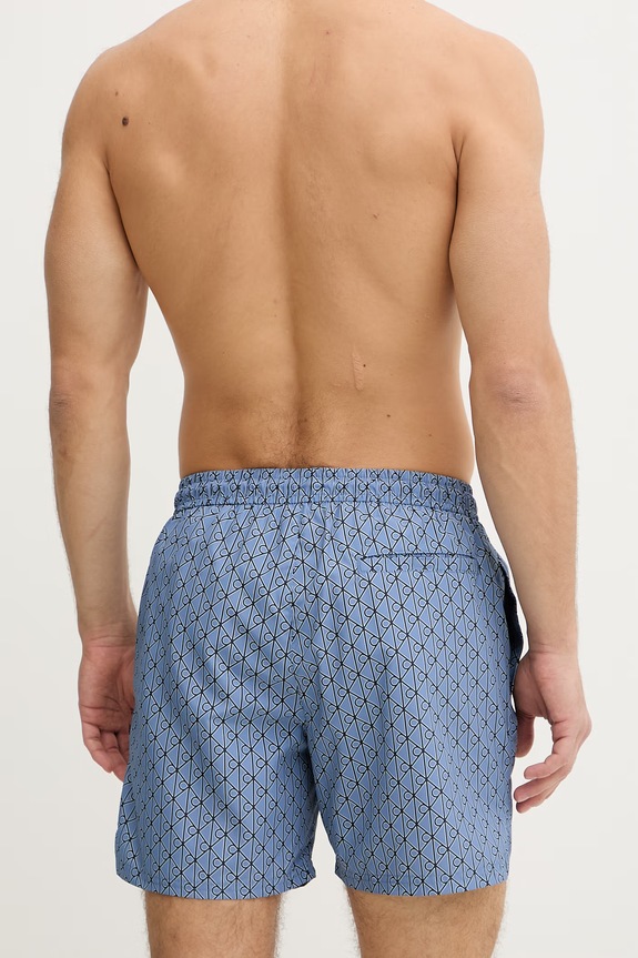 Oblečenie Calvin Klein plavecké šortky pánske LV00N61027 modrá