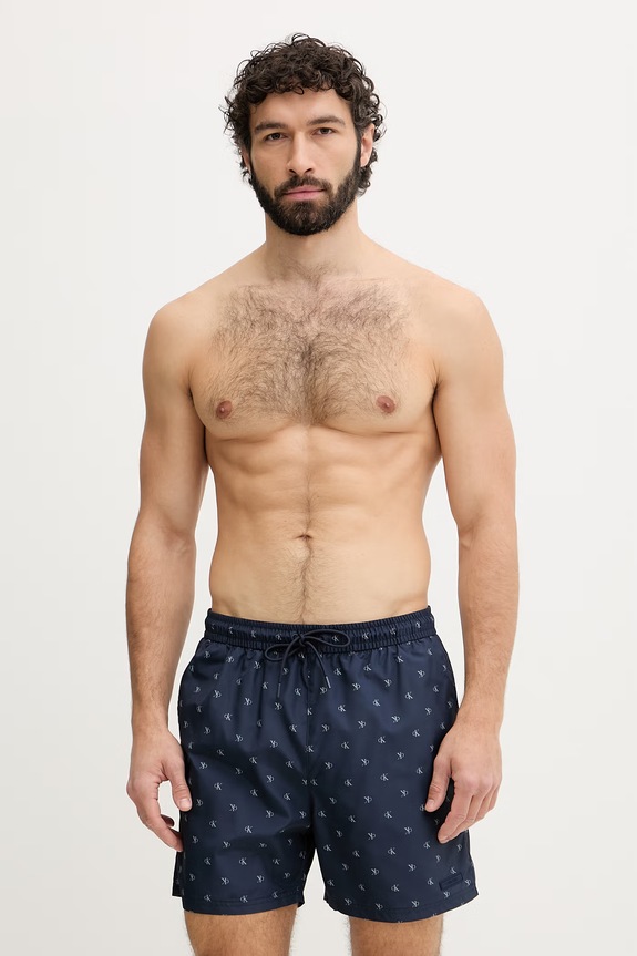 Calvin Klein plavecké šortky pánske tmavomodrá LV00N61027