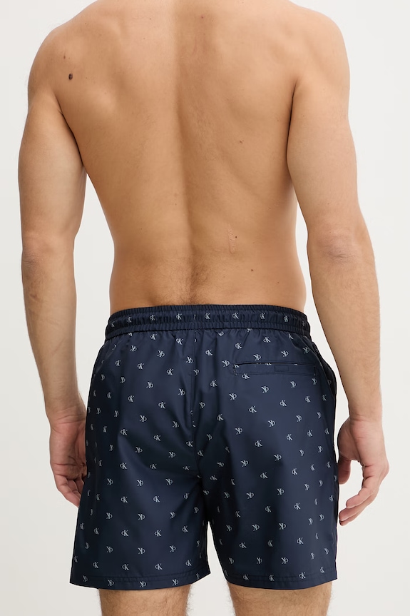 Oblečenie Calvin Klein plavecké šortky pánske LV00N61027 tmavomodrá