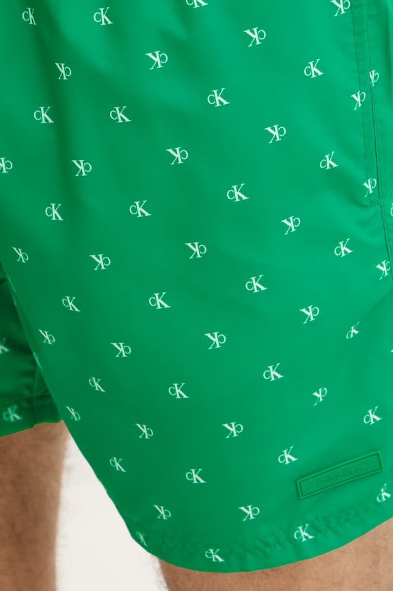 Calvin Klein pantaloni scurți de baie bărbați verde LV00N61027