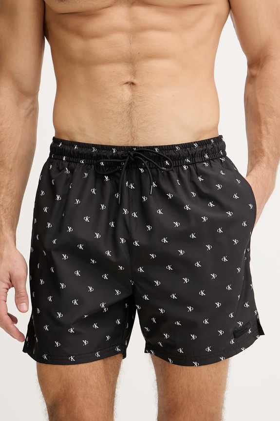 Calvin Klein pantaloni scurți de baie bărbați LV00N61027 negru SS26