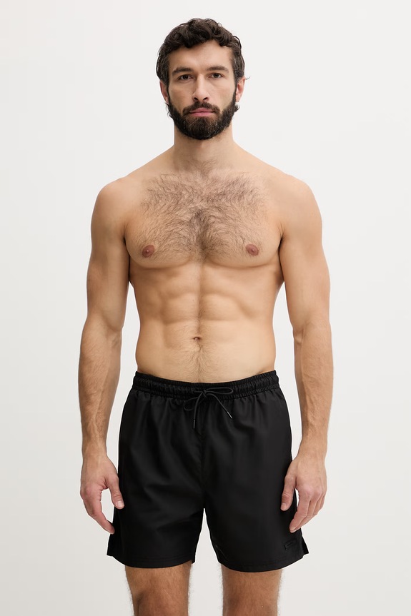 Calvin Klein plavecké šortky pánske čierna LV00N61027