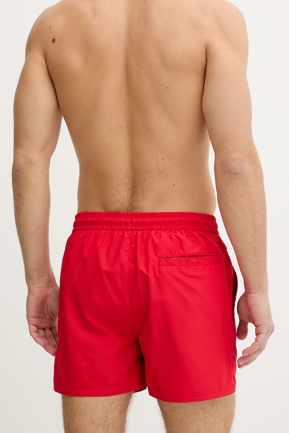 Oblečenie Calvin Klein plavecké šortky pánske LV00N61028 červená