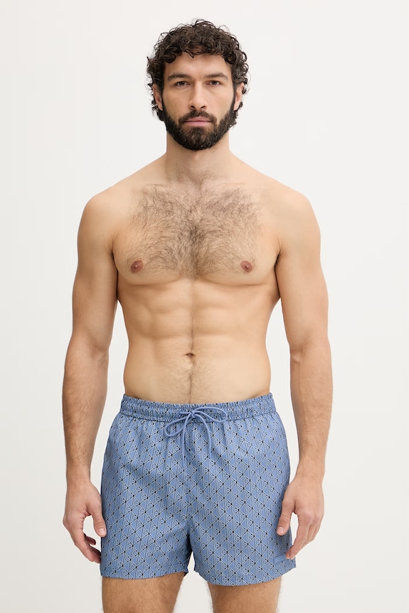Calvin Klein plavecké šortky pánske modrá LV00N61028