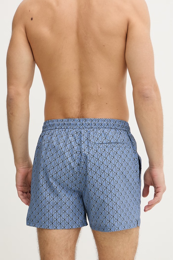 Oblečenie Calvin Klein plavecké šortky pánske LV00N61028 modrá