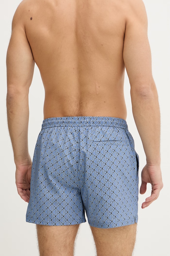 Oblečenie Calvin Klein plavecké šortky pánske LV00N61028 modrá