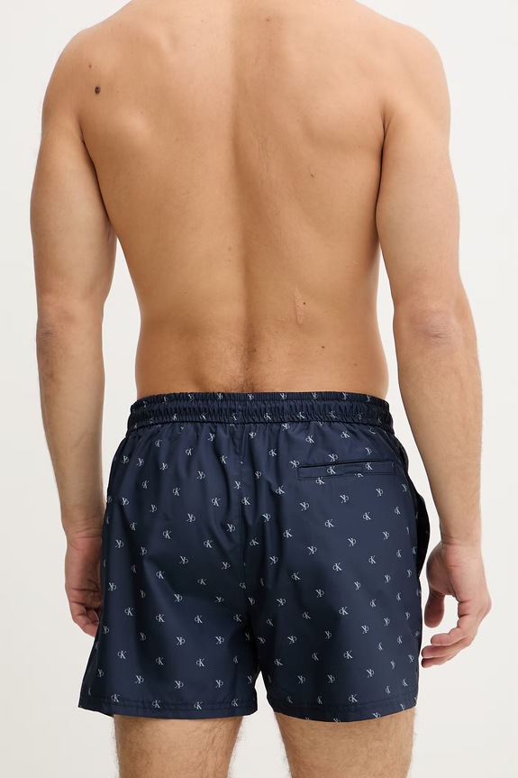 Oblečenie Calvin Klein plavecké šortky pánske LV00N61028 tmavomodrá