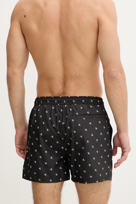 Oblečenie Calvin Klein plavecké šortky pánske LV00N61028 čierna