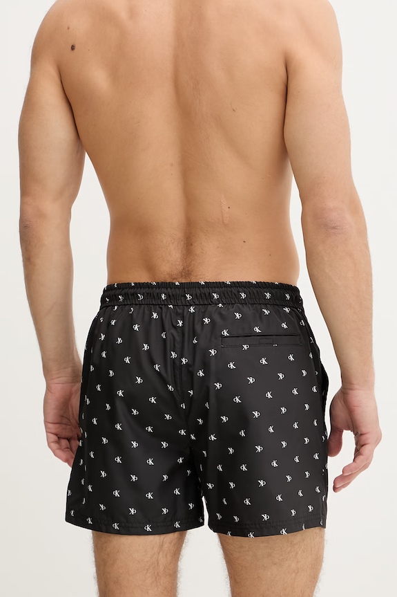 Oblečenie Calvin Klein plavecké šortky pánske LV00N61028 čierna