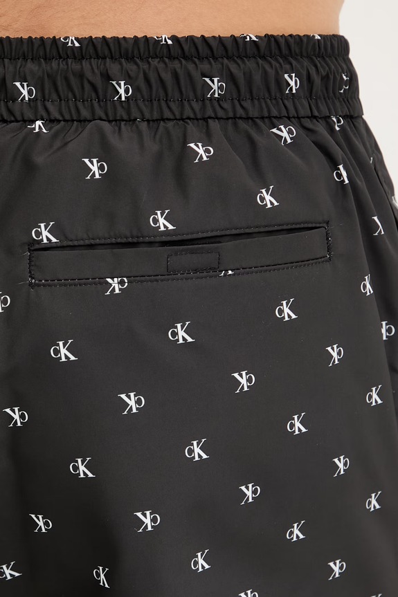 Calvin Klein plavecké šortky pánske čierna LV00N61028