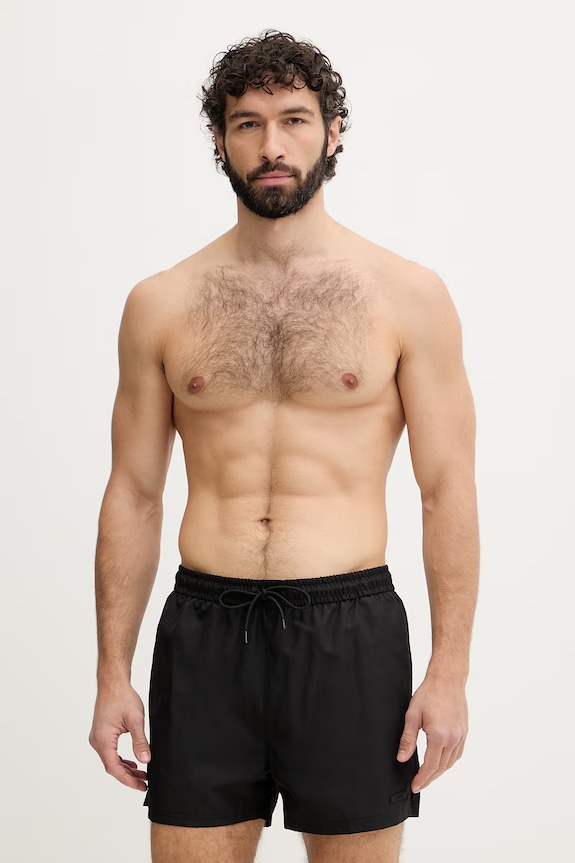 Calvin Klein plavecké šortky pánske čierna LV00N61028