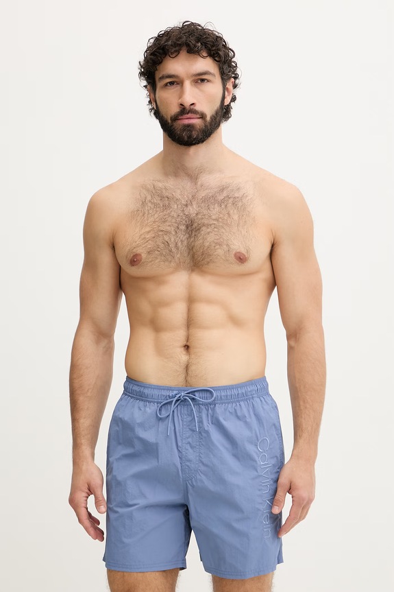Calvin Klein plavecké šortky pánske modrá LV00N61029