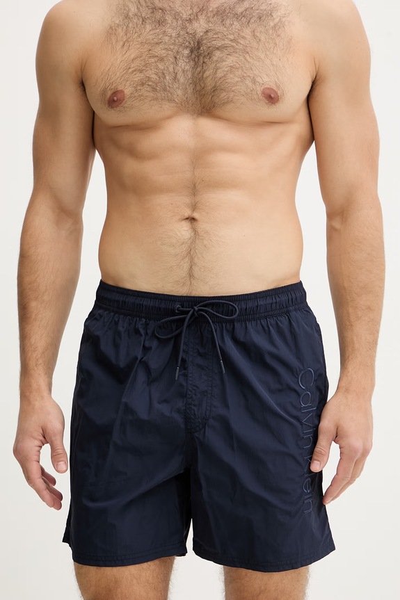 Calvin Klein plavecké šortky pánske LV00N61029 tmavomodrá SS26