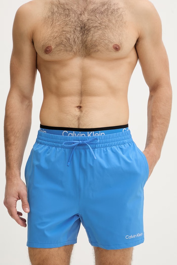 Calvin Klein plavecké šortky pánske LV00N61036 modrá SS26