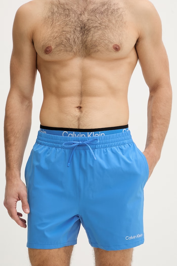 Calvin Klein plavecké šortky pánske LV00N61036 modrá SS26
