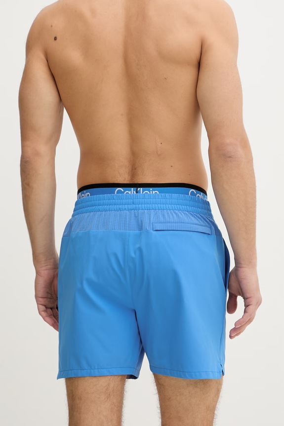 Oblečenie Calvin Klein plavecké šortky pánske LV00N61036 modrá
