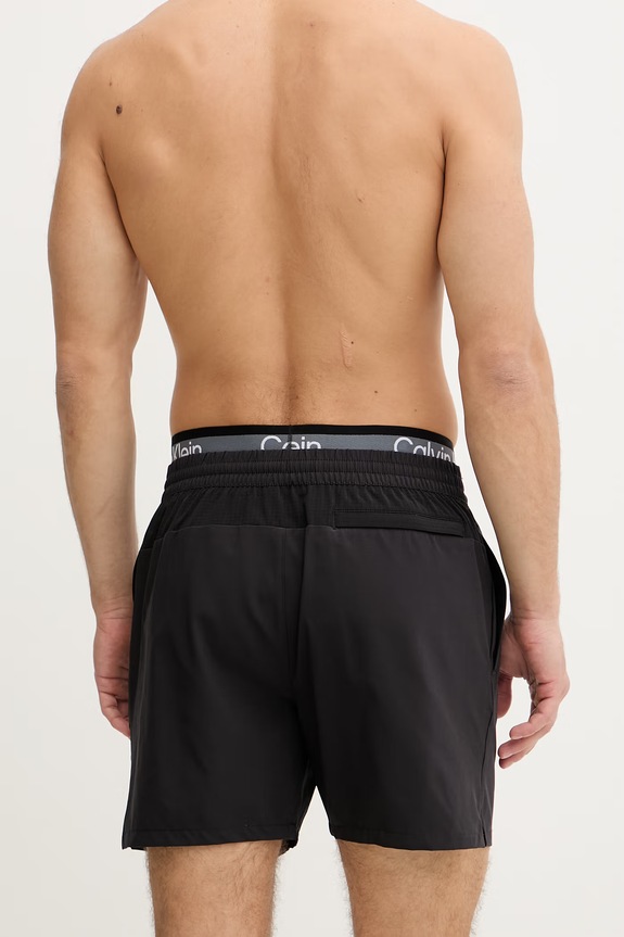 Oblečenie Calvin Klein plavecké šortky pánske LV00N61036 čierna