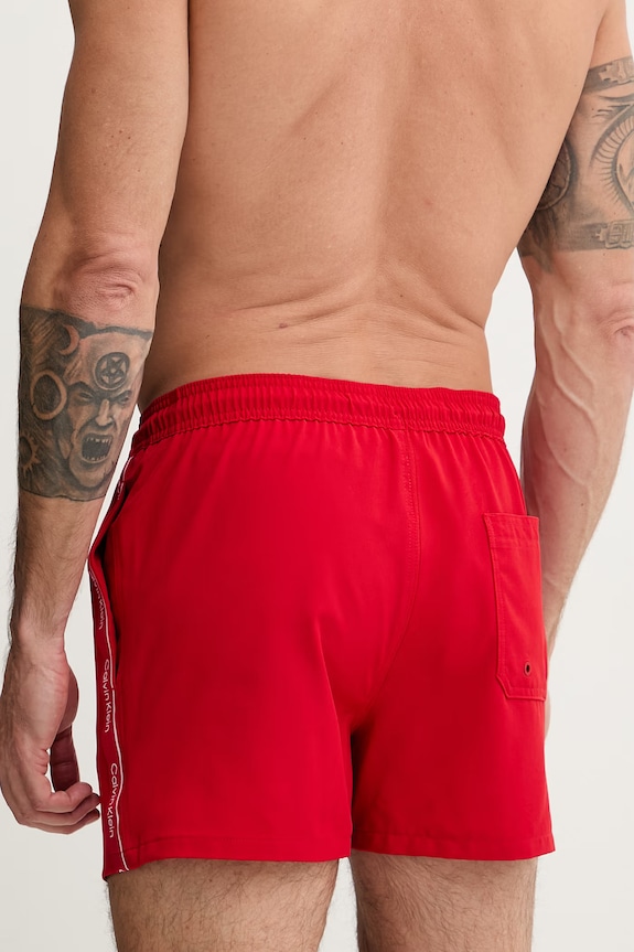 Îmbrăcăminte Calvin Klein pantaloni scurți de baie bărbați LV00N61039 rosu