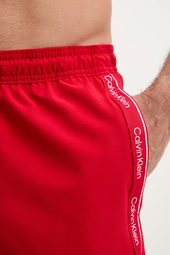 Calvin Klein pantaloni scurți de baie bărbați rosu LV00N61039