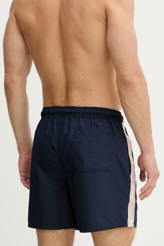Ρούχα Calvin Klein σορτς μαγιό ανδρικά LV00N61042 σκούρο μπλε