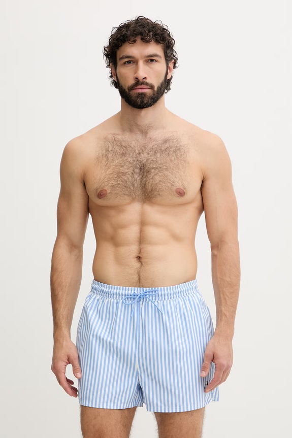 Calvin Klein plavecké šortky pánske modrá LV00N61046