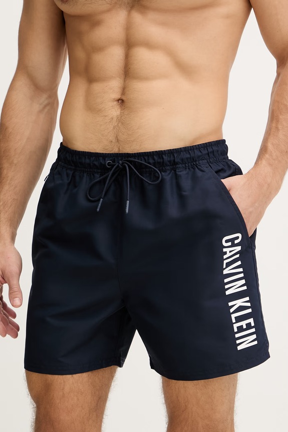 Calvin Klein Plavecké šortky pánske LV00N61047 tmavomodrá SS26