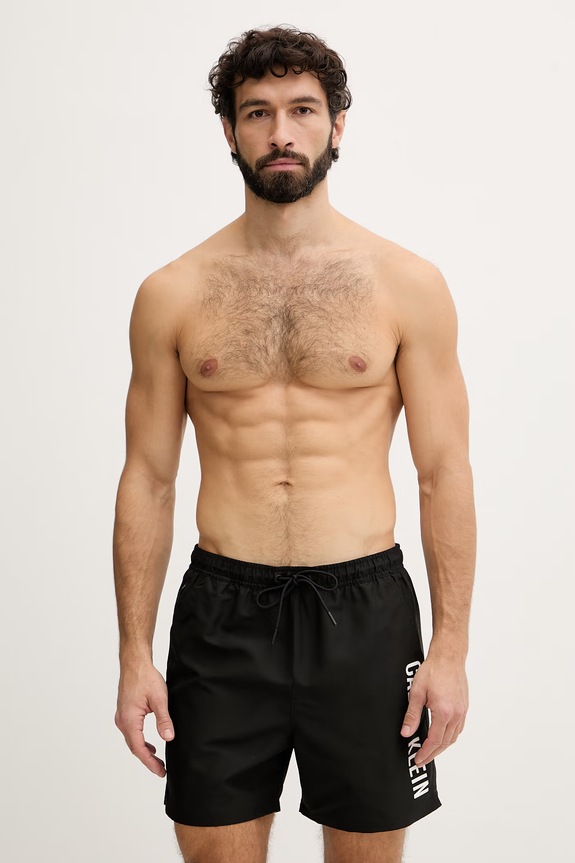 Calvin Klein plavecké šortky pánske čierna LV00N61047