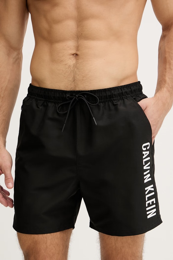 Calvin Klein plavecké šortky pánske LV00N61047 čierna SS26