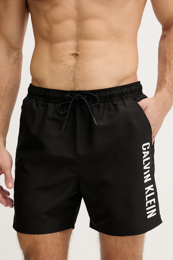 Calvin Klein plavecké šortky pánske LV00N61047 čierna SS26
