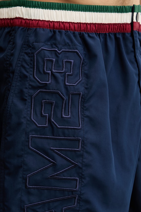 Aeronautica Militare pantaloni scurți de baie bărbați bleumarin BW0233UCT02967